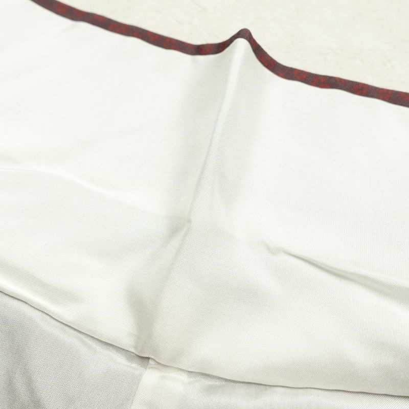 小紋 縮緬 正絹 着物 古典柄 麻の葉 身丈156cm 裄丈66cm 袷仕立て 紫・藤色_画像29