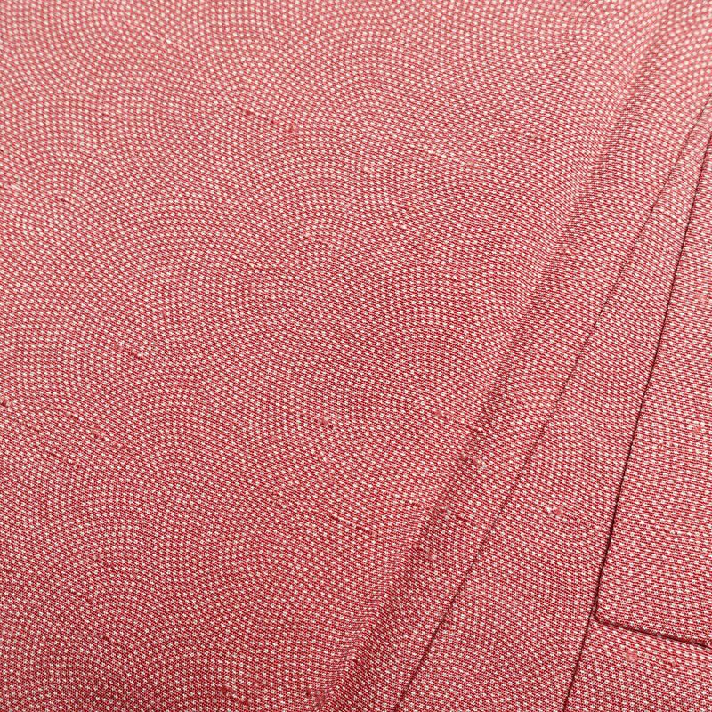 小紋 良品 鮫小紋 紬生地 正絹 古典柄 身丈161cm 裄丈65cm 袷仕立て ピンク_画像25