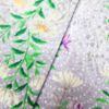 小紋 正絹 着物 花柄 袷仕立て 紫・藤色 身丈153.5cm 裄丈64cm_画像8