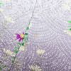 小紋 正絹 着物 花柄 袷仕立て 紫・藤色 身丈153.5cm 裄丈64cm_画像22