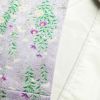 小紋 正絹 着物 花柄 袷仕立て 紫・藤色 身丈153.5cm 裄丈64cm_画像24