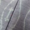 小紋 紬生地 正絹 古典柄 紬地 袷仕立て 身丈154.5cm 裄丈63cm 紫・藤色_画像8