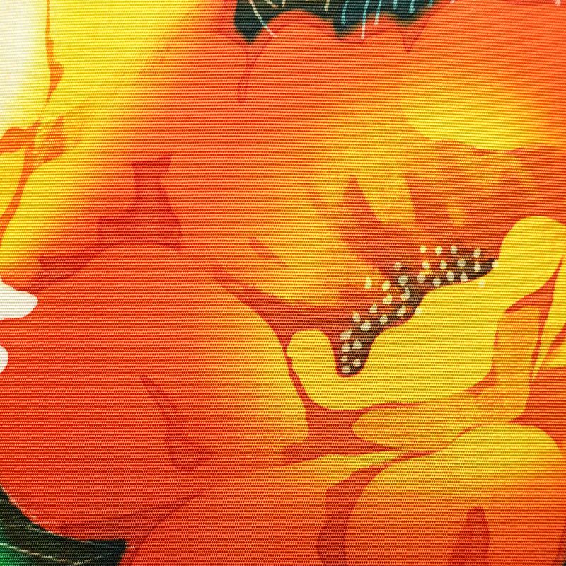 名古屋帯 塩瀬 太鼓柄 正絹 花柄 名古屋仕立て 青・紺_画像3