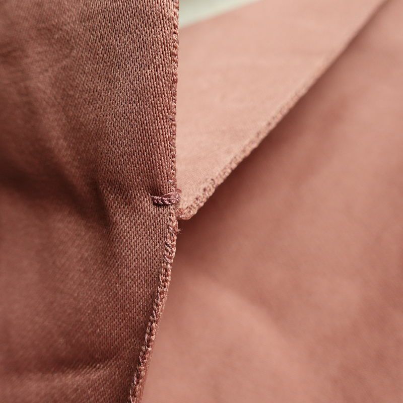 名古屋帯 六通柄 ポリエステル 風景柄 名古屋仕立て 小豆・エンジ_画像28