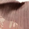訪問着 良品 正絹 刺繍 木の葉・植物柄 身丈161cm 裄丈66cm 縞柄 袷仕立て 小豆・エンジ_画像27