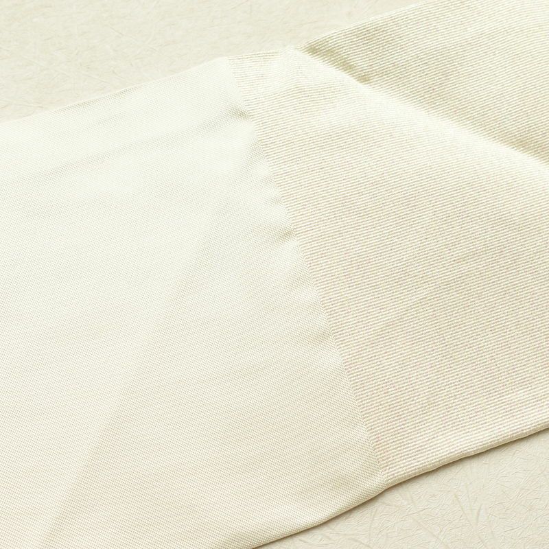 名古屋帯 太鼓柄 良品 正絹 流水・波柄 名古屋仕立て 白_画像22