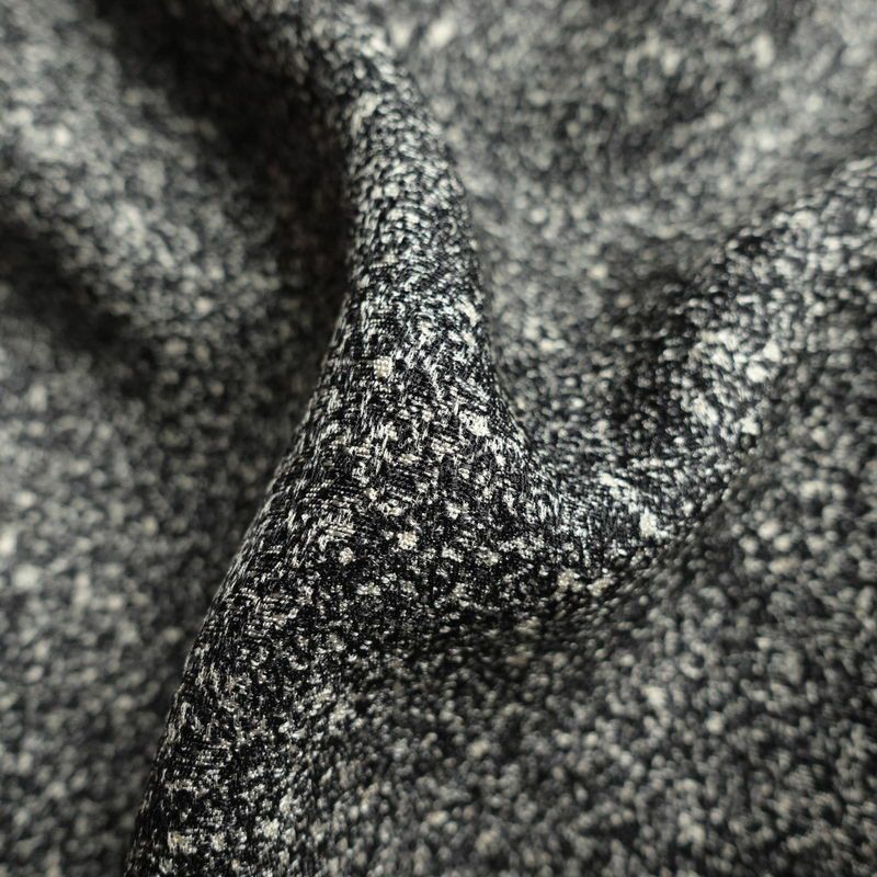 小紋 落款入り しつけ糸付き 縮緬 正絹 身丈167cm 裄丈63cm その他の柄 袷仕立て グレー_画像33