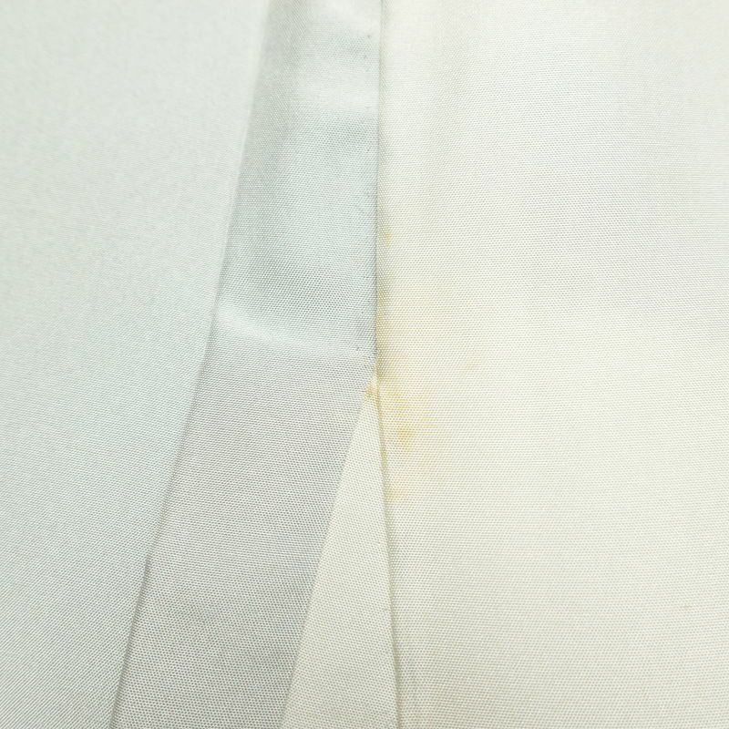 紬 正絹 木の葉・植物柄 紬着物 袷仕立て 身丈155cm 裄丈65cm 青・紺_画像27