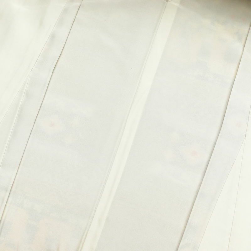 紬 良品 しつけ糸付き 正絹 幾何学柄・抽象柄 身丈166.5cm 裄丈68.5cm 袷仕立て 多色使い_画像30