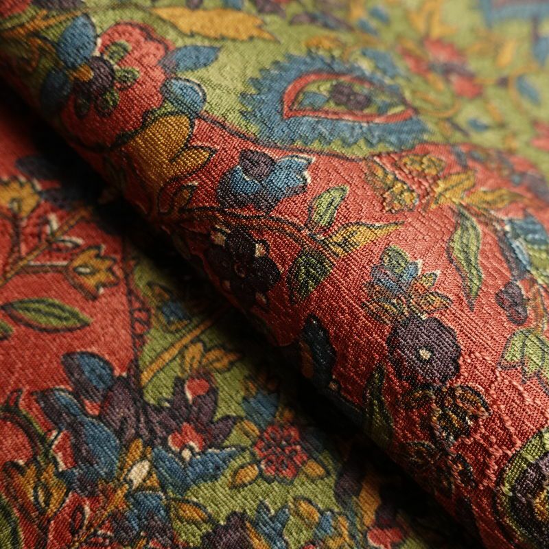 小紋 美品 正絹 着物 幾何学柄・抽象柄 身丈169.5cm 裄丈71.5cm 袷仕立て 多色使い_画像28