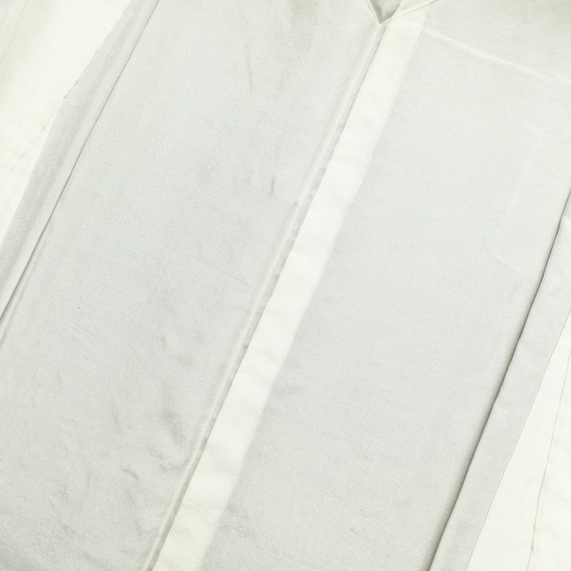 紬 良品 正絹 紬着物 縞柄・線柄 袷仕立て 身丈162cm 裄丈66cm 紫・藤色_画像24
