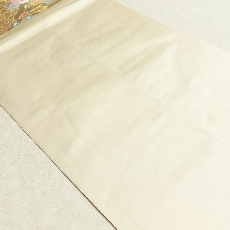 袋帯 本金箔 道長清雅文 西陣織 六通柄 フォーマル用 正絹 古典柄 ベージュ_画像26