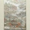 袋帯 丸帯 良品 全通柄 フォーマル用 正絹 金閣寺 日光 風景柄 金・銀_画像6