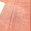 付け下げ 良品 スワトウ刺繍 縮緬 正絹 古典柄 袷仕立て ピンク_画像5
