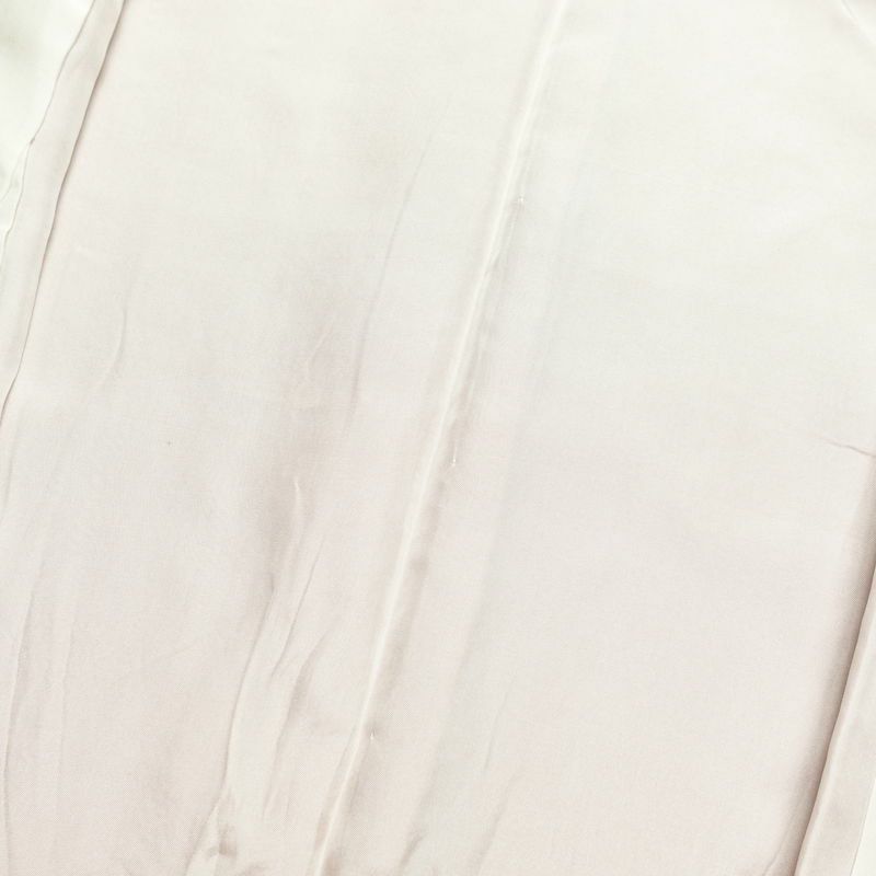 付け下げ 良品 スワトウ刺繍 縮緬 正絹 古典柄 袷仕立て ピンク_画像31