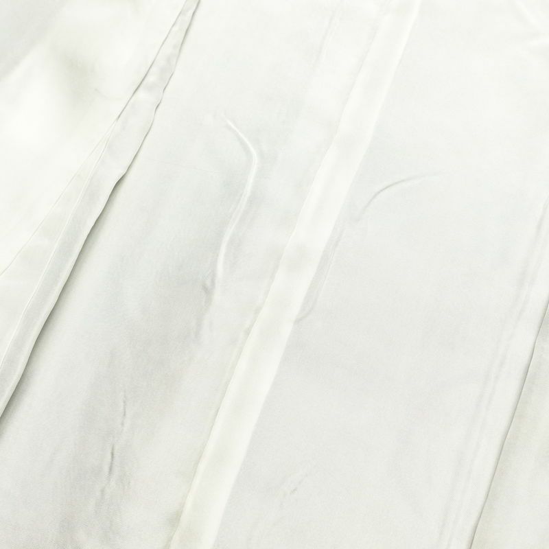 小紋 良品 縮緬 正絹 木の葉・植物柄 袷仕立て 身丈154cm 裄丈62.5cm 茶_画像18