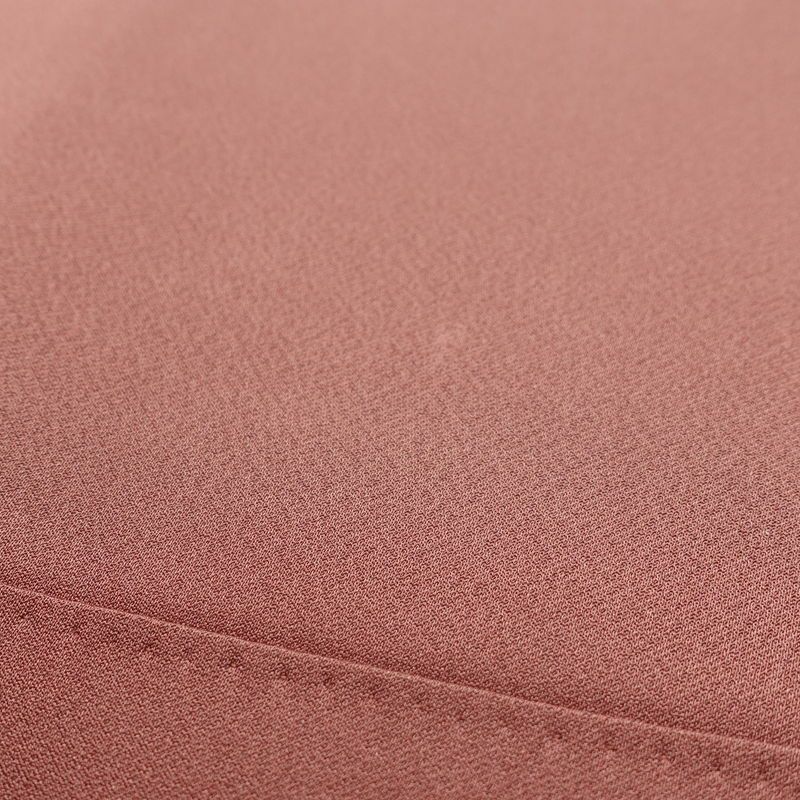 付け下げ 一つ紋付き 正絹 木の葉・植物柄 袷仕立て 身丈157cm 裄丈65cm 金彩 刺繍 小豆・エンジ_画像11