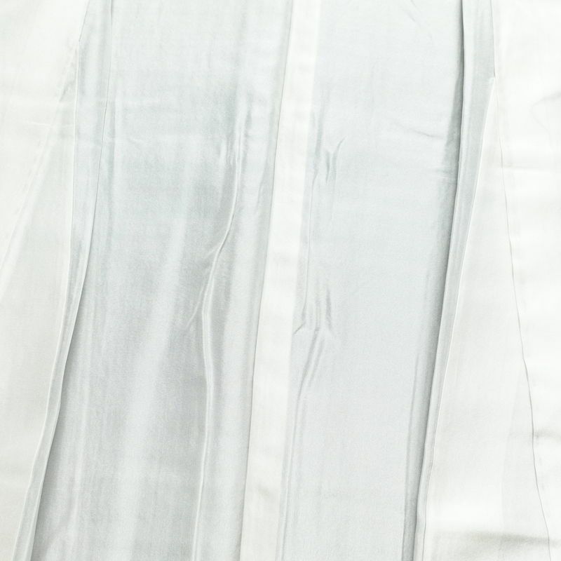 付け下げ 刺繍 正絹 木の葉・植物柄 袷仕立て 身丈153cm 裄丈65.5cm 金彩 緑・うぐいす色_画像18