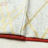 訪問着 正絹 古典柄 袷仕立て 身丈158.5cm 裄丈63cm 金彩 箔 金駒刺繍 ピンク_画像9