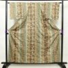 小紋 正絹 古典柄 袷仕立て 身丈158.5cm 裄丈63.5cm 金彩 箔 着物 桜 鶴 鼓 扇子 多色使い_画像1