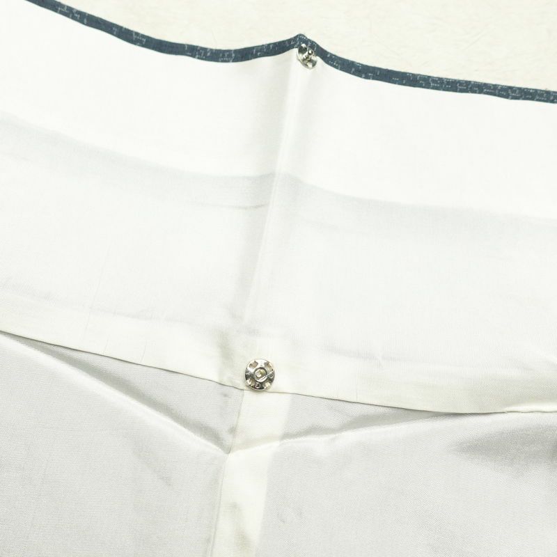 紬 良品 正絹 古典柄 袷仕立て 身丈161.5cm 裄丈65.5cm 青・紺_画像17