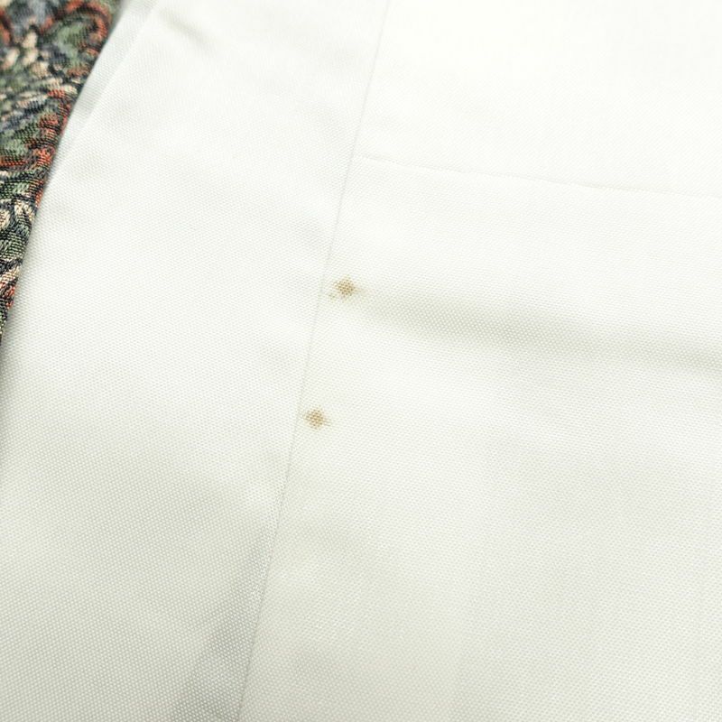 小紋 正絹 幾何学柄・抽象柄 袷仕立て 身丈151cm 裄丈64.5cm 着物 多色使い_画像13