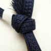 男性用 羽織紐 和装小物 良品 正絹 その他の柄 青・紺_画像5