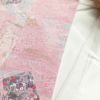 小紋 美品 しつけ糸付き 正絹 古典柄 袷仕立て 身丈153.5cm 裄丈63cm 金彩 着物 ピンク_画像18
