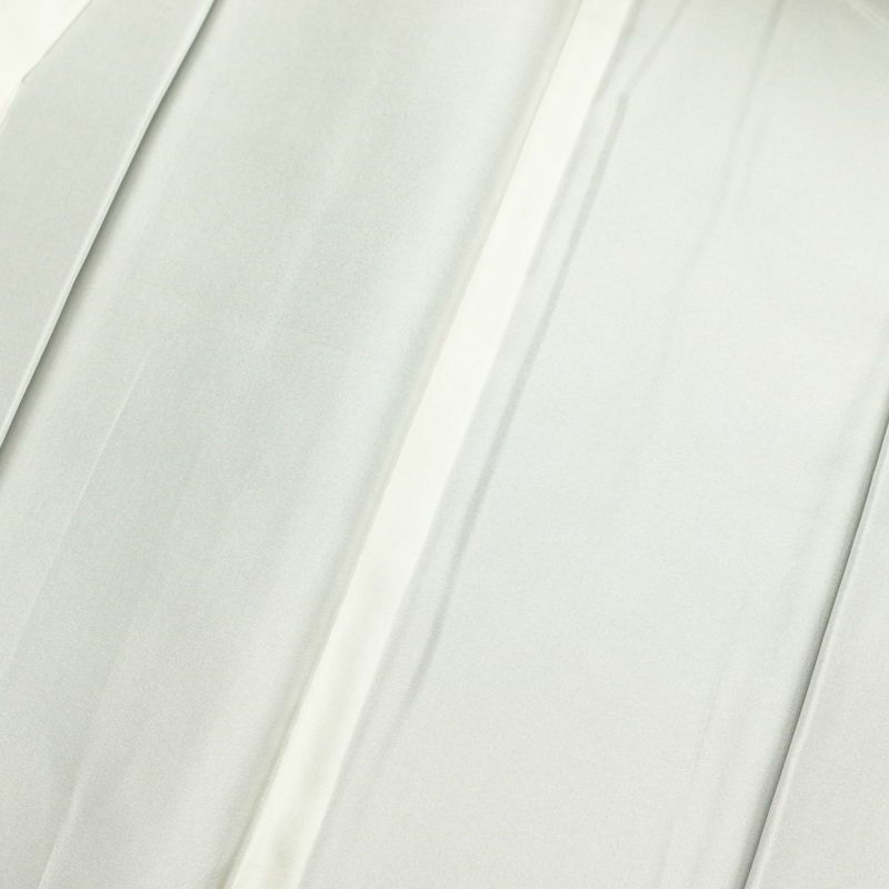 大島紬 本場大島 証紙あり 正絹 幾何学柄・抽象柄 袷仕立て 身丈158cm 裄丈63.5cm 着物 青・紺_画像17