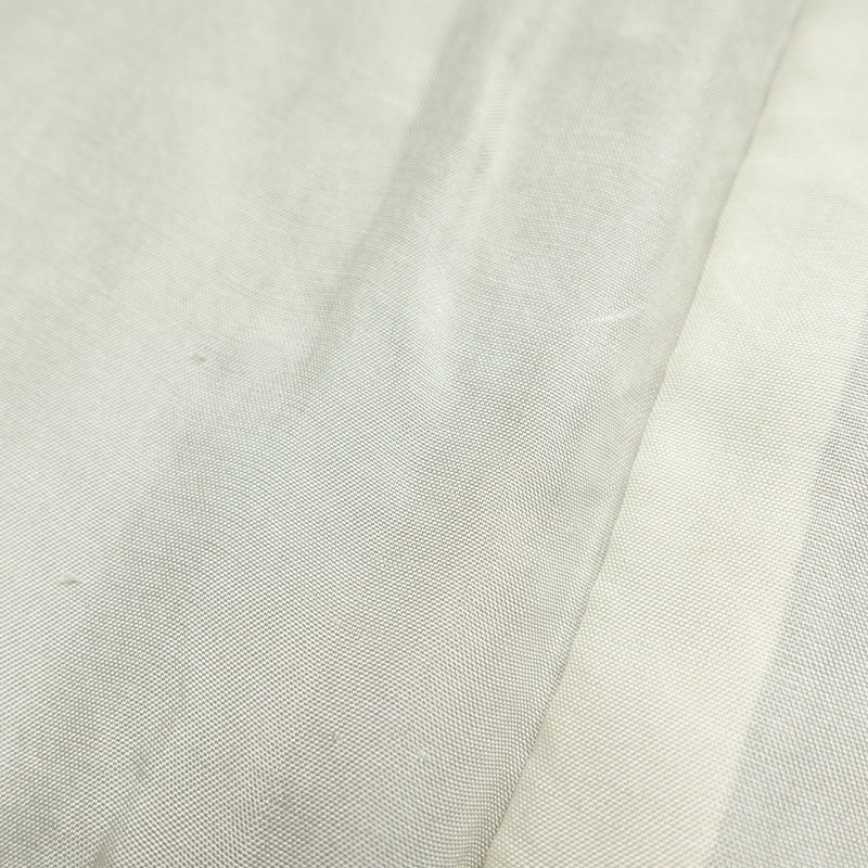 紬 正絹 幾何学柄・抽象柄 袷仕立て 身丈163cm 裄丈67.5cm 紬着物 茶_画像18