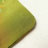小紋 良品 正絹 木の葉・植物柄 袷仕立て 身丈157.5cm 裄丈64cm 着物 緑・うぐいす色_画像14