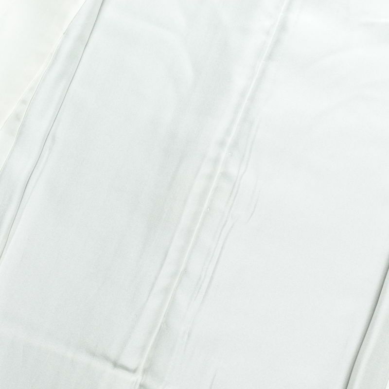 小紋 縮緬 正絹 幾何学柄・抽象柄 袷仕立て 身丈157.5cm 裄丈64cm 茶_画像16