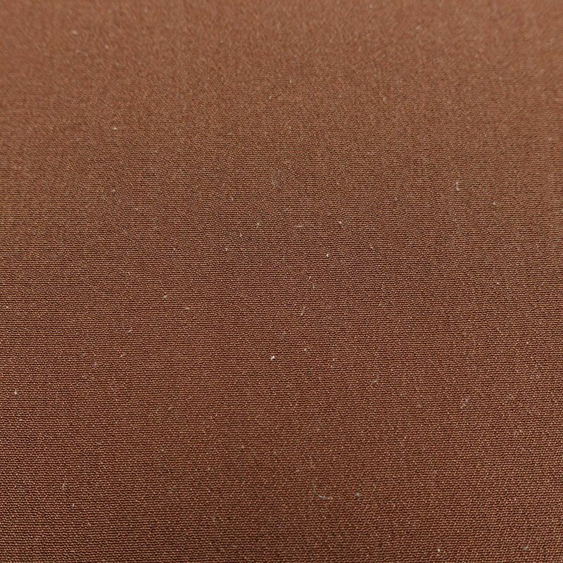 小紋 縮緬 正絹 幾何学柄・抽象柄 袷仕立て 身丈157.5cm 裄丈64cm 茶_画像20