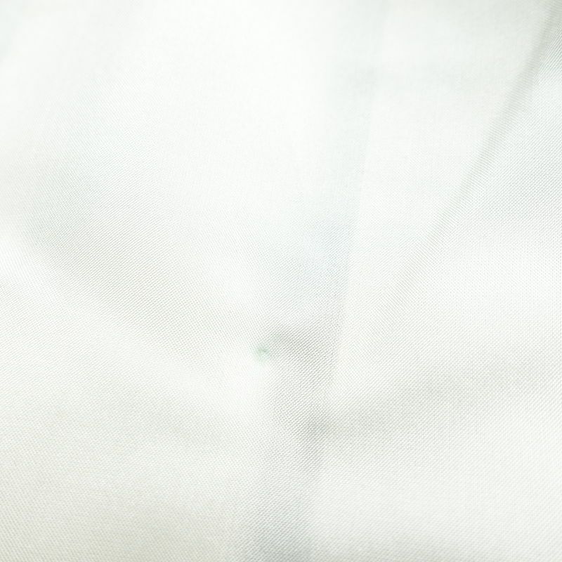 大島紬 良品 証紙あり しつけ糸付き 正絹 幾何学柄・抽象柄 袷仕立て 身丈161cm 裄丈63.5cm 黒_画像16