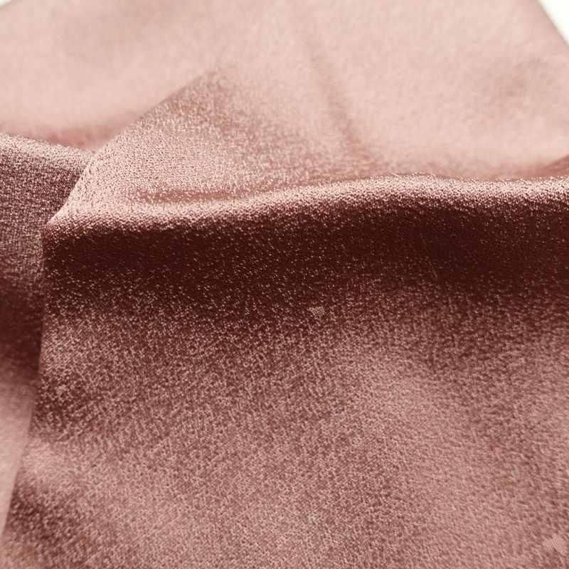 訪問着 しつけ糸付き 正絹 古典柄 袷仕立て 身丈152cm 裄丈64cm 箔 金彩 共八掛 小豆・エンジ_画像15