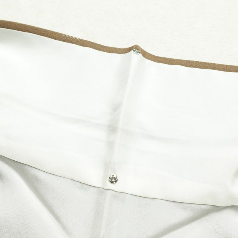 小紋 縮緬 飛び柄 正絹 古典柄 袷仕立て 身丈155.5cm 裄丈63cm 小紋着物 黄・黄土色_画像18