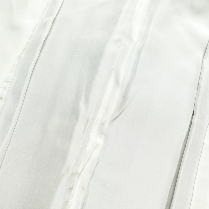 訪問着 良品 正絹 木の葉・植物柄 袷仕立て 身丈159cm 裄丈66cm 箔 刺繍 金彩 着物 小豆・エンジ_画像18