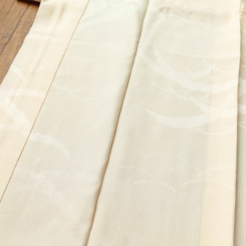 長襦袢 楊柳 正絹 古典柄 袷仕立て 身丈129cm 裄丈66.5cm ピンク_画像5