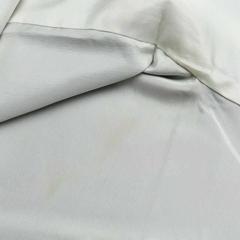 小紋 縮緬 総柄 ポリエステル 花柄 袷仕立て 身丈157.5cm 裄丈63.5cm 小紋着物 小豆・エンジ_画像18