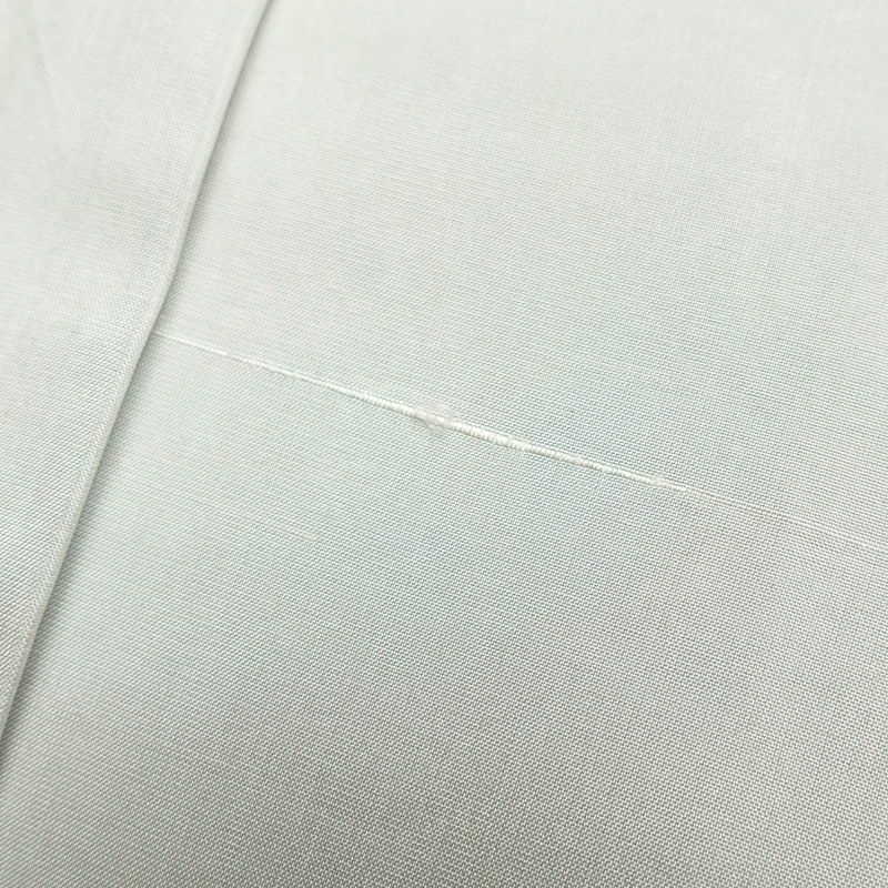 紬 良品 正絹 古典柄 袷仕立て 身丈160cm 裄丈65cm 紬着物 青・紺_画像17