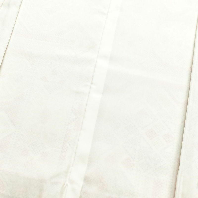 小紋 紬地 良品 しつけ糸付き 正絹 幾何学柄・抽象柄 袷仕立て 身丈160cm 裄丈64cm 多色使い_画像16