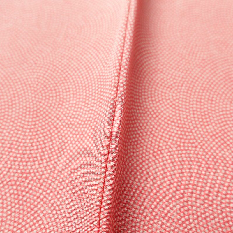 小紋 良品 鮫小紋 一部しつけ糸付き 正絹 古典柄 袷仕立て 身丈158cm 裄丈65cm ピンク_画像8