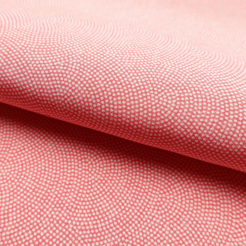 小紋 良品 鮫小紋 一部しつけ糸付き 正絹 古典柄 袷仕立て 身丈158cm 裄丈65cm ピンク_画像19