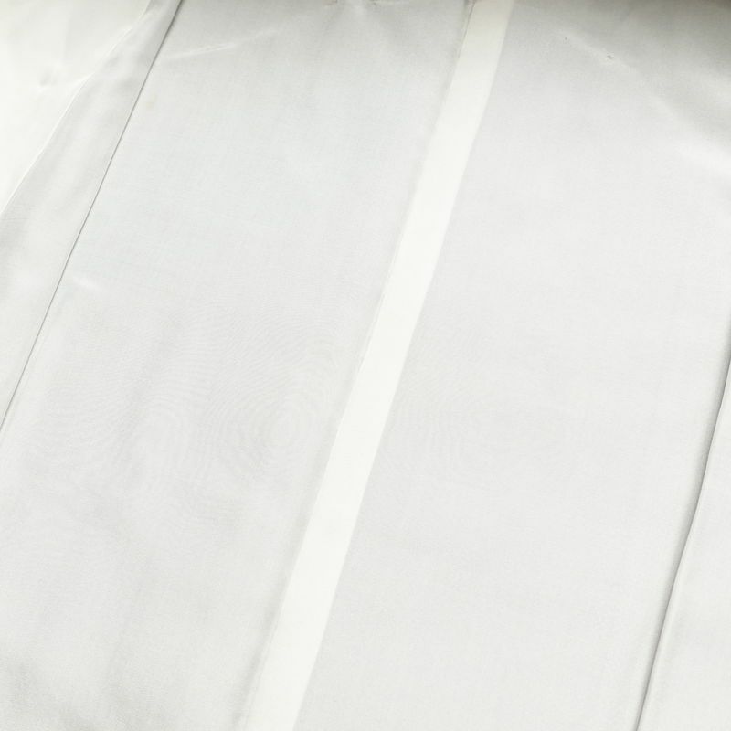 大島紬 良品 証紙なし しつけ糸付き 正絹 幾何学柄・抽象柄 袷仕立て 身丈161cm 裄丈66cm 茶_画像17