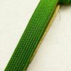 帯締め 平組 フォーマル用 正絹 木の葉・植物柄 緑・うぐいす色_画像7