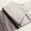袋帯 六通柄 フォーマル用 正絹 花柄 箔 紫・藤色_画像9