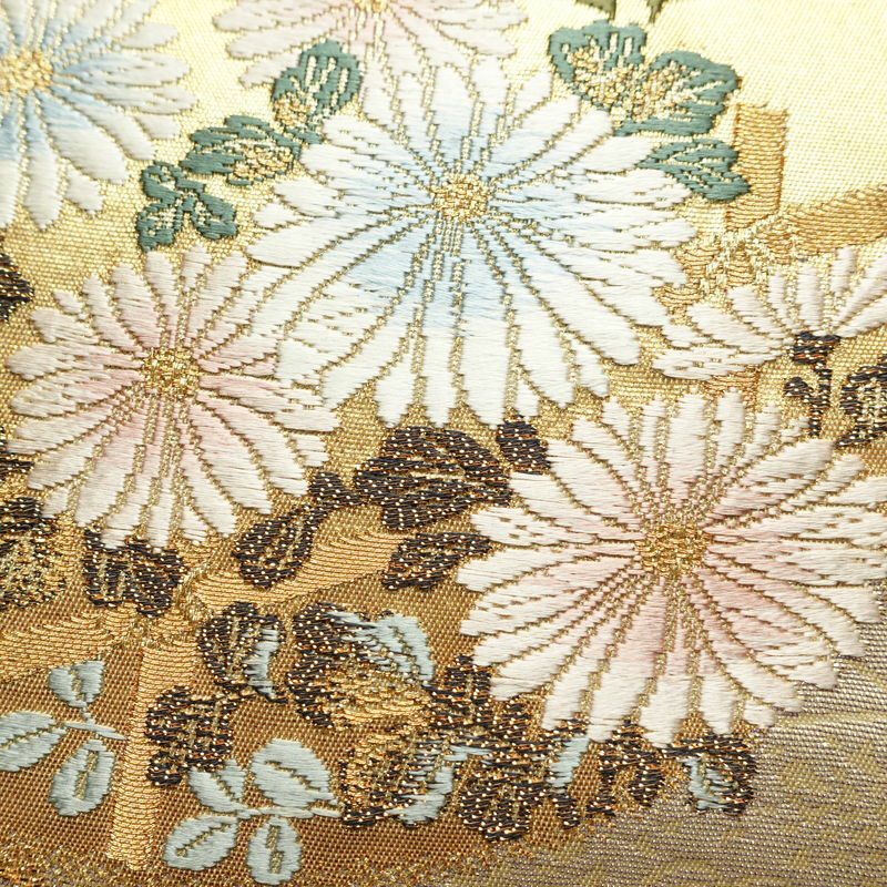 袋帯 琳派百図 全通柄 良品 フォーマル用 正絹 古典柄 金・銀_画像3