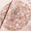 訪問着 スワトウ刺繍 正絹 古典柄 袷仕立て 身丈158.5cm 裄丈65cm 箔 着物 ピンク_画像6