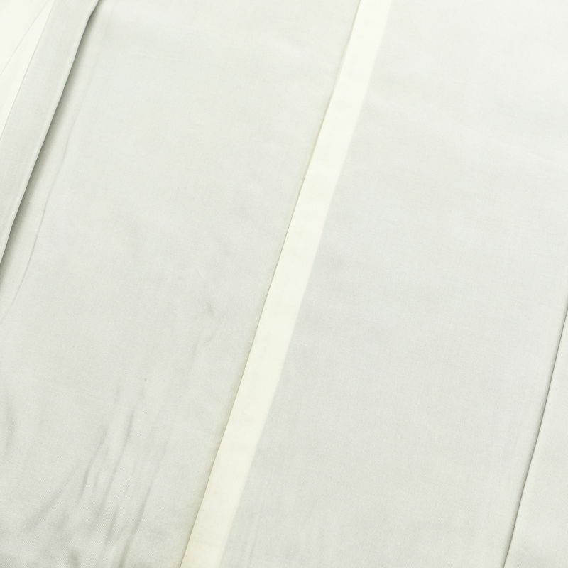 紬 正絹 花柄 袷仕立て 身丈151cm 裄丈61.5cm 一部しつけ糸付き 紬着物 青・紺_画像19