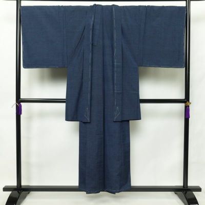 男性用 紬着物 良品 アンサンブル 正絹 身丈146cm 裄丈69.5cm セット品